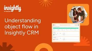 Insightly CRM object flow: Manage Leads, opportunities and projects