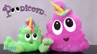 Poo-nicorn 14-inch Plushiez & Poo-nicorn 16-inch Pillow from Fun 2play