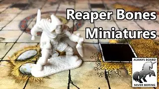 Reaper Bones Review | Rogan Half Orc (Shifter) and Chthon | Dungeons and Dragons