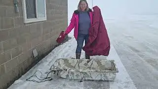 Snow Sled Travel Cover - Waterproof | Great for Ice Fishing | Maple Syrup Tapping | #amazonfinds
