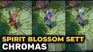 Spirit Blossom Sett Chromas - League of Legends