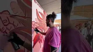GRAFFITI GOKU VS VEGETA #shorts #dragonball #graffiti