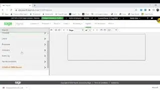 Sage Business Cloud Payroll: Printing your Employee Tax Reconciliation Report.