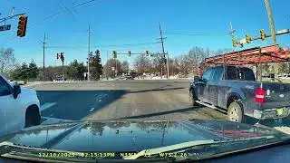 white silverado illegal lane change rt130S pennsauken B81VLH NJ