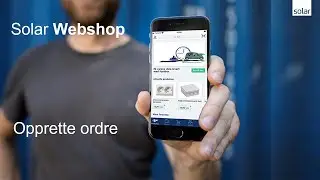 Solar Webshop - opprette ordre