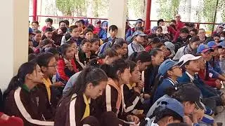 Mr. Tsetan Angchuk's talk.
