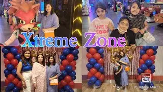 Xtreme Zone|Abu Dhabi Mall|Birthday Party|Family Vlog|Climbing|Trampoline|Xtreme Zone Abu Dhabi Mall