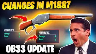 Huge Weapons Changes In Ob33 Update - New M1887?? #freefire #update #m1887