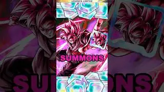 BELIEVABLE SUMMONS FOR ULTRA GOKU BLACK | #dblegends #dbl #dragonballlegends #dblshorts