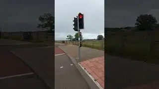 Northstowe: Stirling Road, PEEK TLED Traffic Lights Toucan Crossing