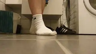 Adidas shoes, Stinky Nike socks
