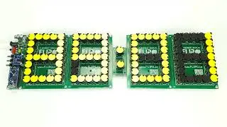 7 Segment Flip disc Display  - 4 Modules and Dots