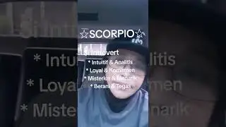 Tentang zodiak Scorpion #scorpio #zodiakscorpio #oktober #fyp