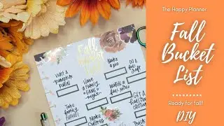DIY | Fall Bucket List | The Happy Planner