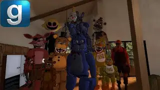 FNaF in Gmod | Unwithered Bonnie and His Son Almost Get Robbed