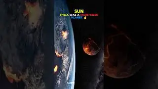 What if a random planet hit the Earth? 🌍💥 #earth #theia