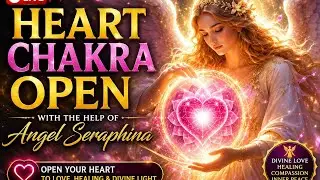 Heart chakra open with the help of angel seraphina#astology#angle #namenumerology#affirmations 