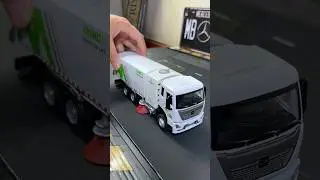Alloy street sweeper truck model #asmr #diecast #modelcars #diecastcar #satisfying #cars