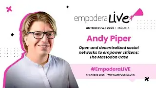 Andy Piper. Open and decentralized social networks to empower citizens: The Mastodon Case