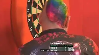 Peter Wright Saw His Point Break And Get Stuck In Dartboard
