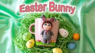DIY Easter gift | Polymer Clay Mug Tutorial