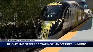 Brightline increases number of daily trips to Orlando to 15