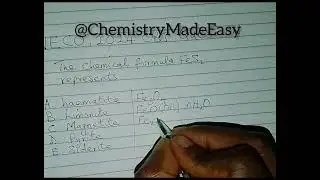 The Chemical formula FeS2 represents A. haematite B. limonite C. magnetite D. pyrite E. siderite