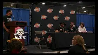 Misfits ComicCon Panel - Who is the most likely to fall off a roof turns into how Sam got punched