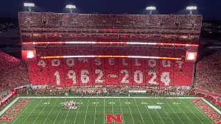 Nebraska fans celebrate 400th sellout game