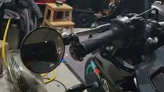 2023 Yamaha MT10 bar end mirror mod - Part Deux