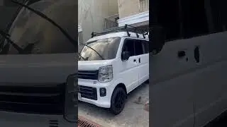 Minivan upgrade, new look with japan roof rack! #minivan #campervans #minicampers #everywagon #da17