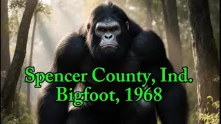 Spencer County, Indiana. Bigfoot, 1968