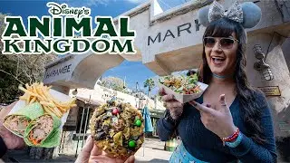 Disney's Animal Kingdom NEW MENU CHANGES 🦍 Disney World Harambe Market new food updates 2026
