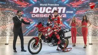 ПРЕДСТАВЛЕН НОВЫЙ DUCATI DESERTX V2 2026 ГОДА! Легче, умнее и готов обогнать T&eacute;n&eacute;r&eacute;, KTM и Tiger!