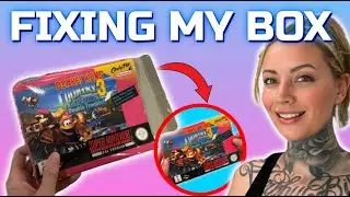 Fixing Crushed Old Nintendo Game Boxes!
