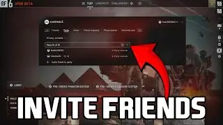 BATTLEFIELD 6 How to INVITE or ADD a FRIEND!