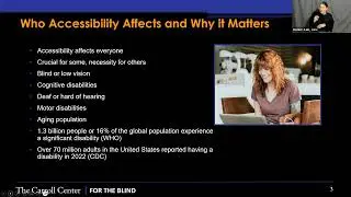 Accessibility Training Session 6: Accessibility for Designers & Developers