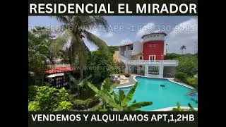VENTAS Y ALQUILER DE PROPIEDADES DE 1 Y 2 HABITACIONES EN CABRERA 33000 M.T.S REPUBLICA DOMINICANA.