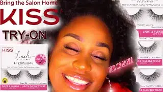 KISS LASH COUTURE LUXTENSIONS COLLECTION TRY ON HAUL l NelleDoingThings!
