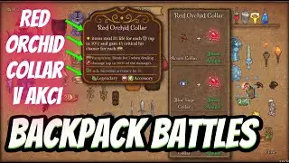 Backpack Battles CZ | Ranger | Grovekeeper | 14 wins | Red Orchid Collar v akci | #backpackbattles
