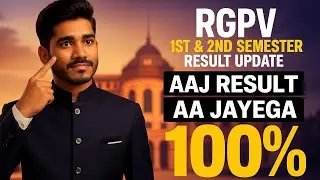 Rgpv 1st & 2nd semester result update 🥳 | Rgpv exam result 2025 | Rgpv 2nd Semester Result
