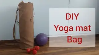 Yoga mat bag: make your own sport mat cover .DIY