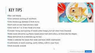 Parent Talk: Strategies to Support Children with Feeding and Eating Difficulties