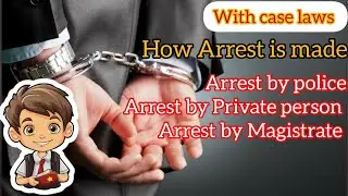 What is Arrest? How Arrest is made? @Lawstudywithchikki#Lawstudy#Lawaspirants#Legalpreparation#law 