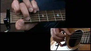 How to play Eva Cassidy's  Over The Rainbow - Guitar Tutorial