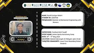 UTP MPU4 BATCH 26 (May 2025) - ChemForge - Amber Spirits Astronomy Camp - 22007758