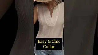 💥Easy & Elegan DIY Collar | Sew it Under 15 Minutes