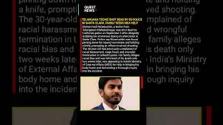 TELANGANA TECHIE SHOT DEAD BY US POLICE IN SANTA CLARA, FAMILY SEEKS MEA HELP#TelanganaTechie #US