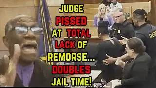 NO REMORSE = REMANDED TO JAIL!!  &ldquo;Frankly&hellip;I don&rsquo;t care if ya lose your job!&rdquo;