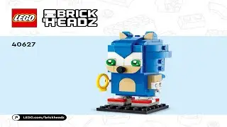 LEGO instructions - BrickHeadz - 40627 - Sonic the Hedgehog